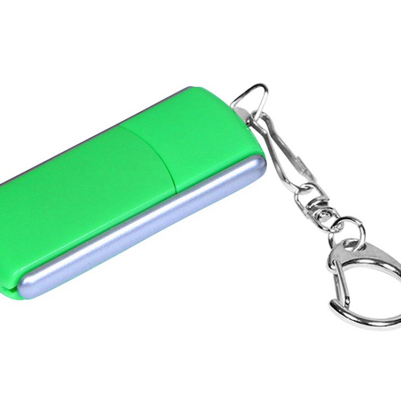 USB 2.0 - флешка промо на 16 Гб с прямоугольной формы с выдвижным механизмом, 7 цветов. Артикул о6040.16