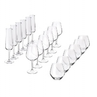 Подарочный набор бокалов для игристых и тихих вин «Vivino», 18 шт. Артикул о900007