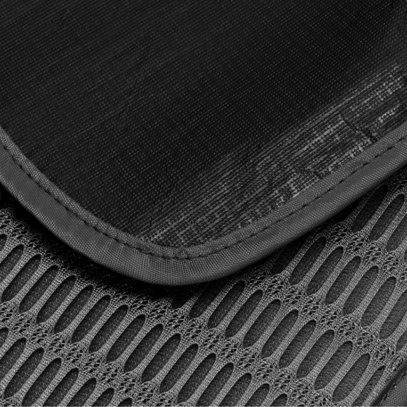 Плед для пикника «Module» с дышащей поверхностью, темно-серый, черный. Артикул о8347