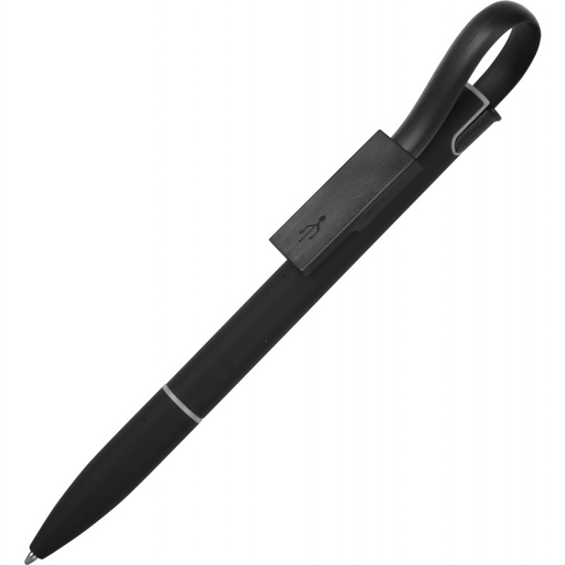 Ручка металлическая шариковая «Connect» с кабелем USB 2 в 1. Артикул о11411.07