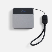 Внешний аккумулятор с беспроводной зарядкой Aura Power 5000 мАч, серый. Артикул р18455.10