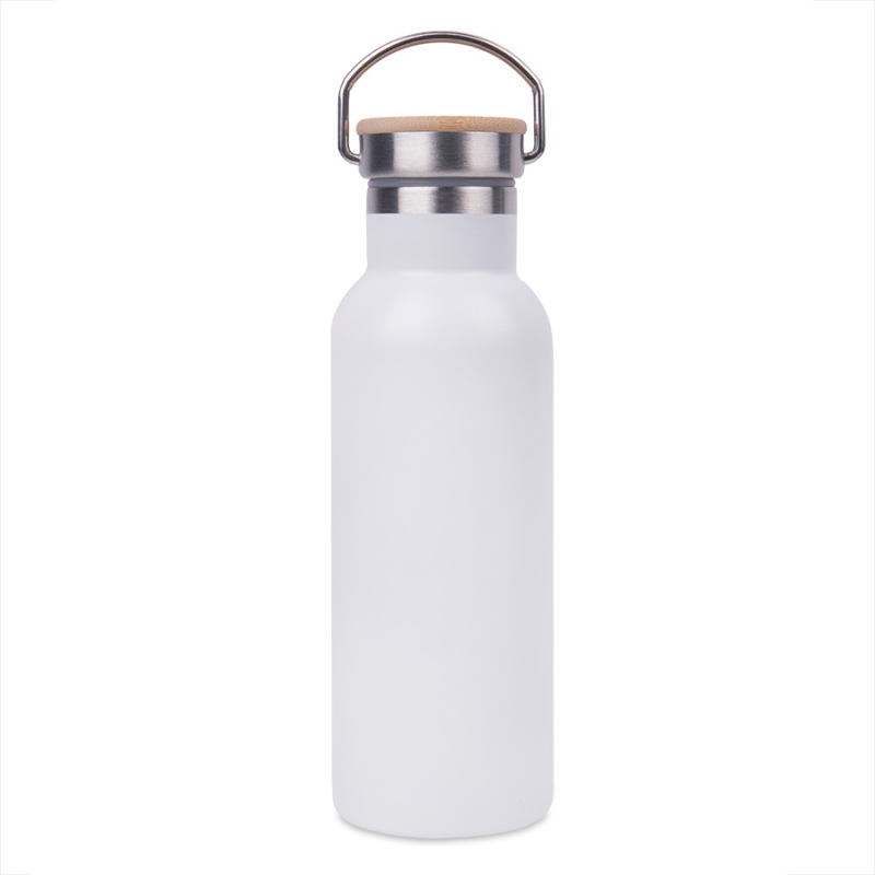 Бутылка для воды DISTILLER, 500мл, серебристый, белый, черный. Артикул и7251