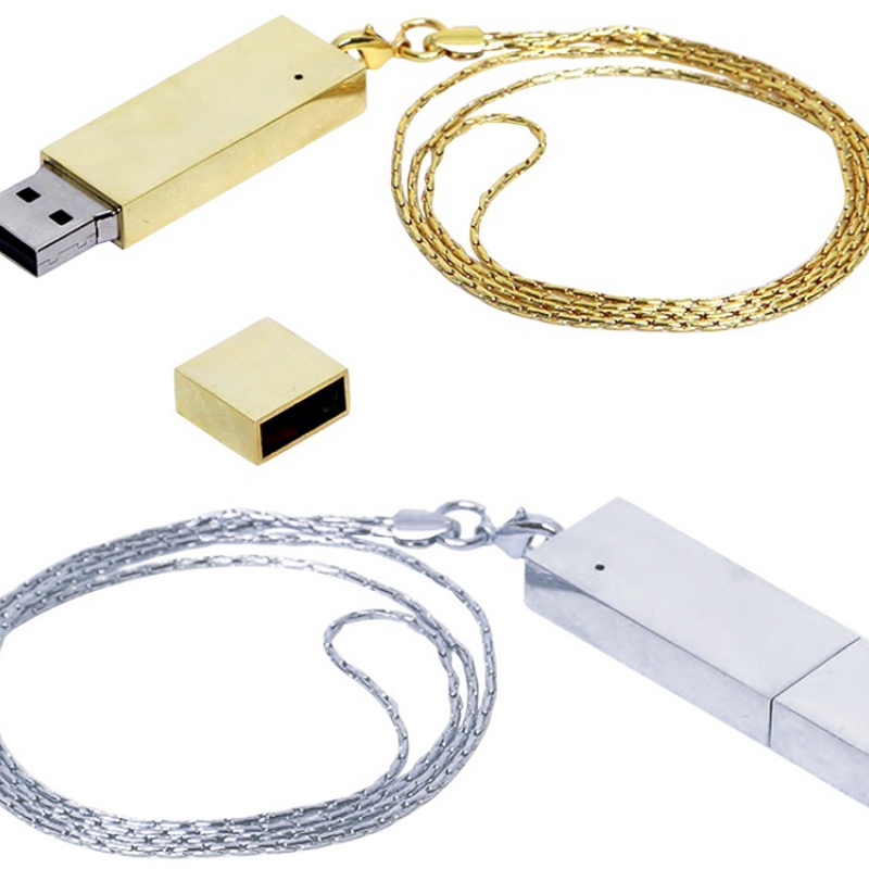 USB 2.0- флешка на 16 Гб в виде металлического слитка. Артикул о7201.16