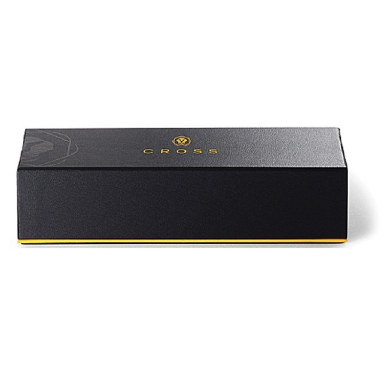 Ручка шариковая Cross «ATX», серебристая, золотистая, черная. Артикул о4212