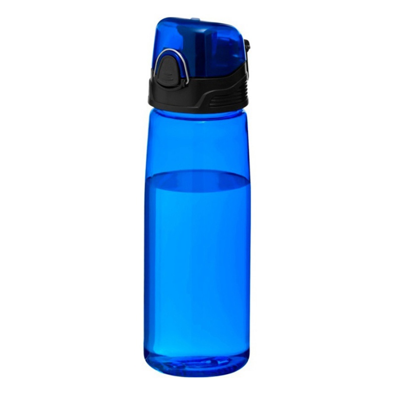 Бутылка для воды FLASK, 800 мл, красный, синий, прозрачный. Артикул и1113