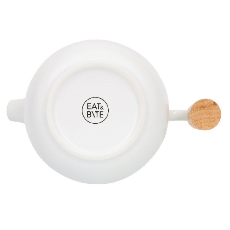 Чайный набор на 4 персоны «Newcastle», белый/натуральный. Артикул о871466