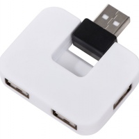 Хаб USB «Jacky» на 4 порта, белый. Артикул о5-12359801