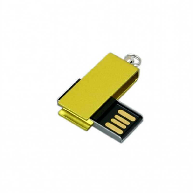 USB 2.0 - флешка мини на 64 Гб с мини чипом в цветном корпусе, желтый, зеленый, красный, синий, черный, белый, серебристый. Артикул о6007.64