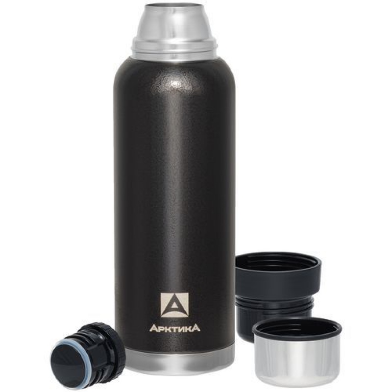 Термос «Арктика Hammerite 1200», черный. Артикул р13663.30