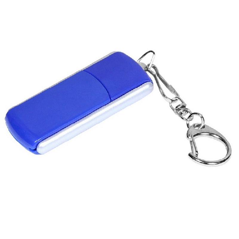 USB 2.0 - флешка промо на 16 Гб с прямоугольной формы с выдвижным механизмом, 7 цветов. Артикул о6040.16
