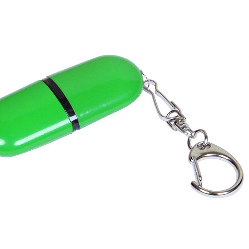 USB 2.0 - флешка промо на 16 Гб каплевидной формы, красный, зеленый, синий, белый. Артикул о6015.16