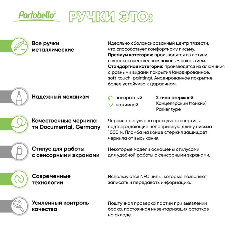 Шариковая ручка Aspen, синяя, серая, черная. Артикул е250305