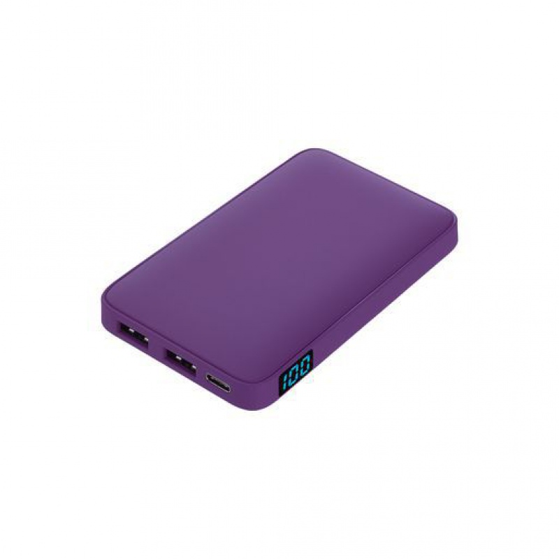 Внешний аккумулятор с подсветкой Ancor 5000 mAh, 9 цветов. Артикул е37525