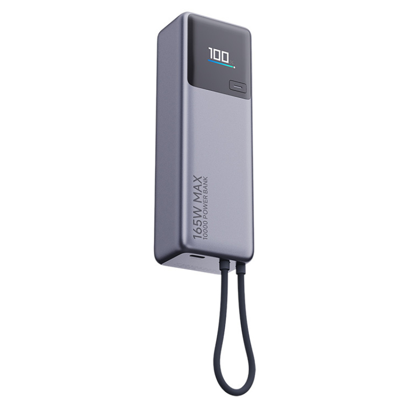 Внешний аккумулятор со встроенным кабелем Xiaomi 165W Power Bank, 10000 мАч, серый. Артикул о595990
