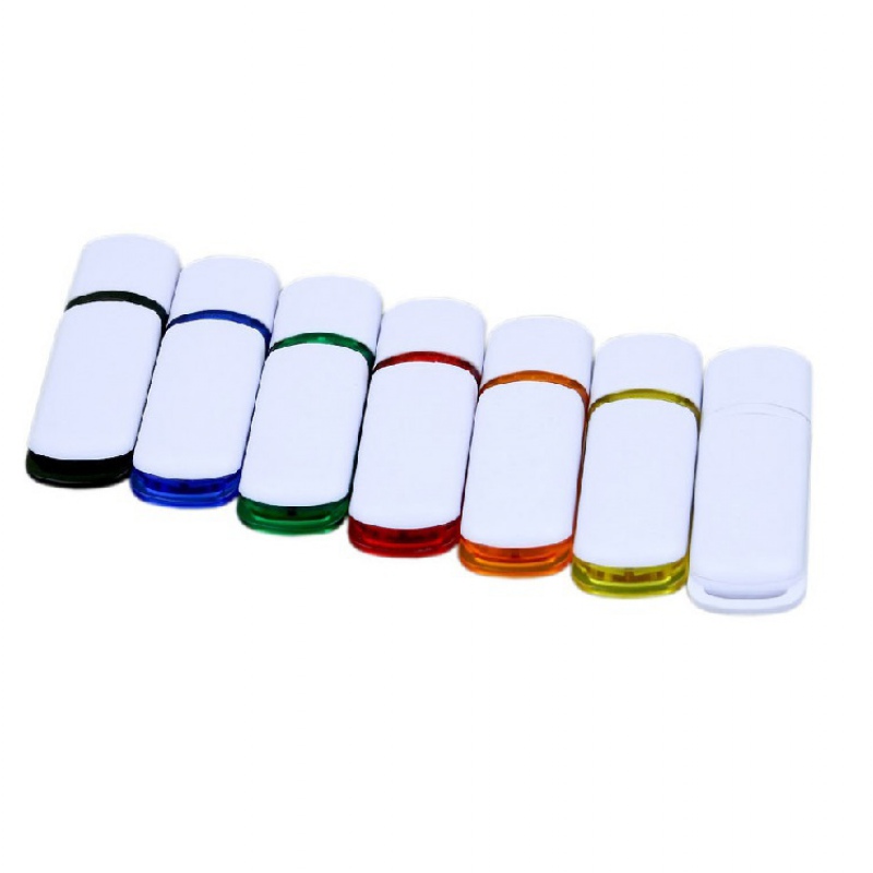 USB 2.0 - флешка на 64 Гб с цветными вставками, 5 цветов. Артикул о6003.64
