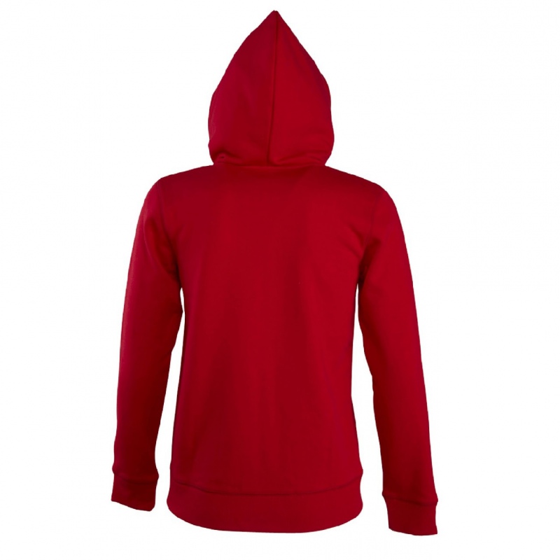 Толстовка женская на молнии с капюшоном Seven Women, красная, темно-синяя, серый меланж, черная. Артикул р5574