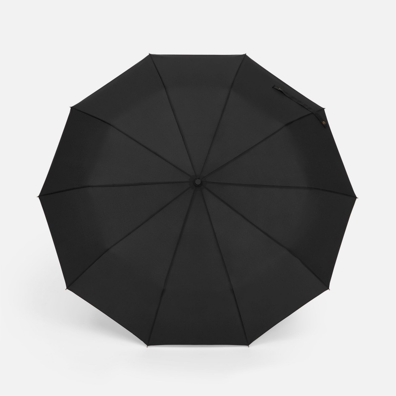 Зонт складной Cloudburst в подарочной упаковке, бежевый, темно-синий, черный. Артикул р17192