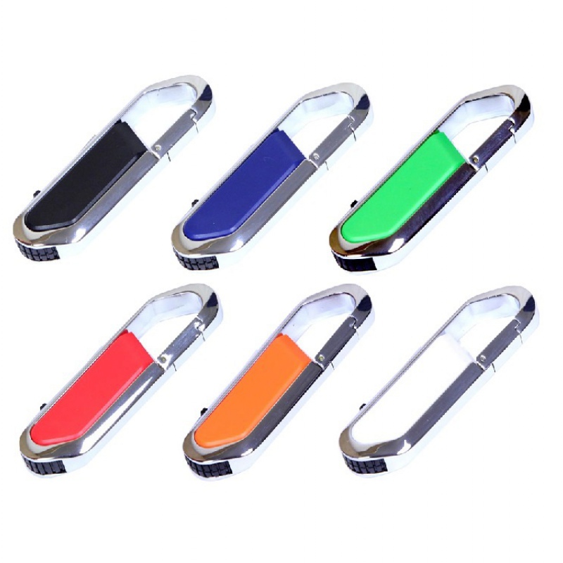 USB 2.0 - флешка на 16 Гб в виде карабина, 6 цветов. Артикул о6060.16