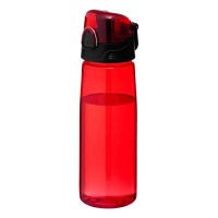 Бутылка для воды FLASK, 800 мл, красный, синий, прозрачный. Артикул и1113