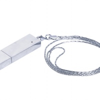 USB 2.0- флешка на 16 Гб в виде металлического слитка. Артикул о7201.16
