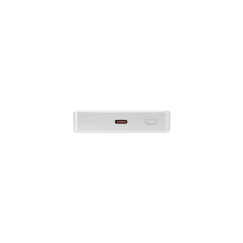 Внешний аккумулятор Atlantis PD Plus 10000mAh с функцией беспроводной зарядки 15W, серебряный, черный. Артикул е32121.010