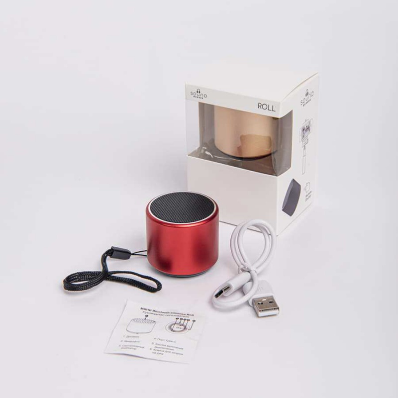 Портативная mini Bluetooth-колонка Sound Burger "Roll", 4 цвета. Артикул и26535