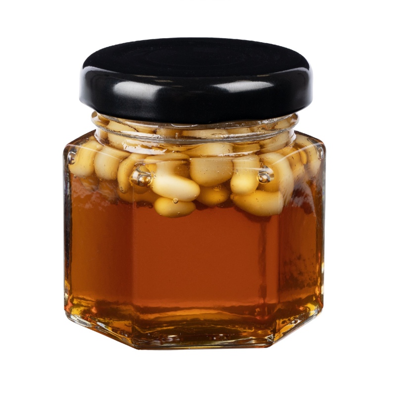 Мед Bee To Bear Mini ver.2, с грецкими орехами, с кедровыми орехами, с миндалем. Артикул р27505