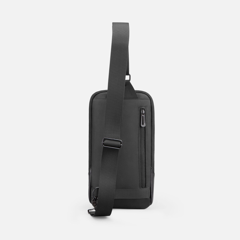 Рюкзак на одно плечо Solnex, черный. Артикул р18610.30