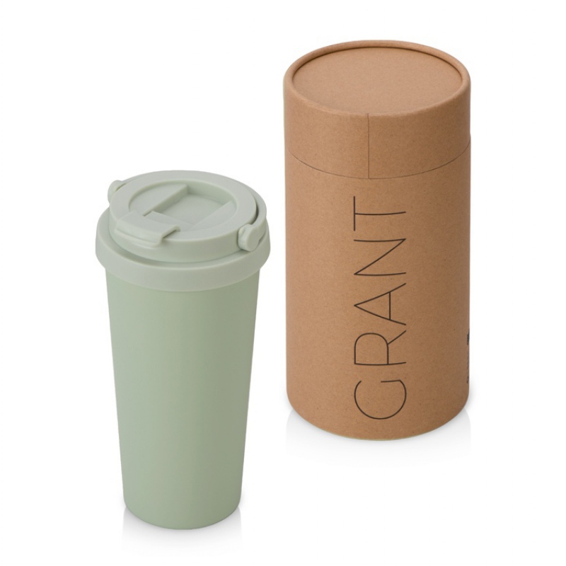 Вакуумная термокружка «Grant», soft-touch, тубус, 4 цвета. Артикул о88006