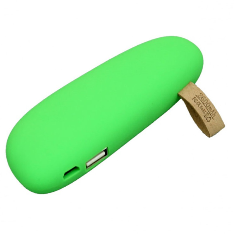 Внешний аккумулятор в форме камня «Stone», 2600 mAh, 7 цветов. Артикул р2600
