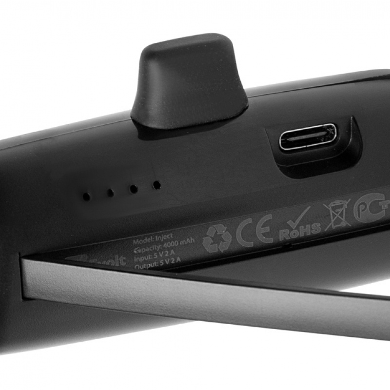 Внешний аккумулятор с разъёмом Type-C «Inject», 4000 mAh. Артикул о591137