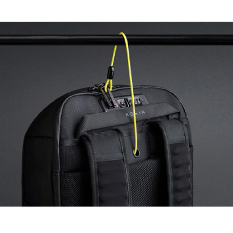 Водостойкий антикражный рюкзак FlipPack для ноутбука 15.6", черный. Артикул о230116