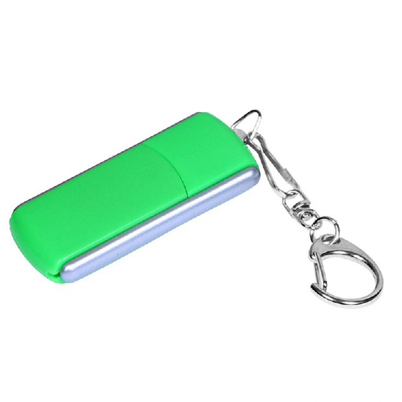 USB 2.0 - флешка промо на 16 Гб с прямоугольной формы с выдвижным механизмом, 7 цветов. Артикул о6040.16