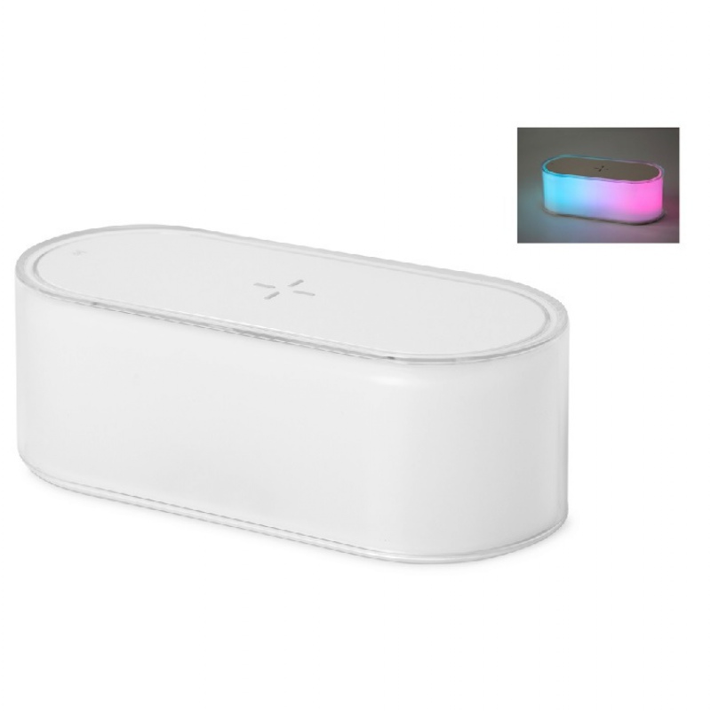 Ночник с беспроводной зарядкой и RGB подсветкой «Miracle», 15 Вт. Артикул о401305