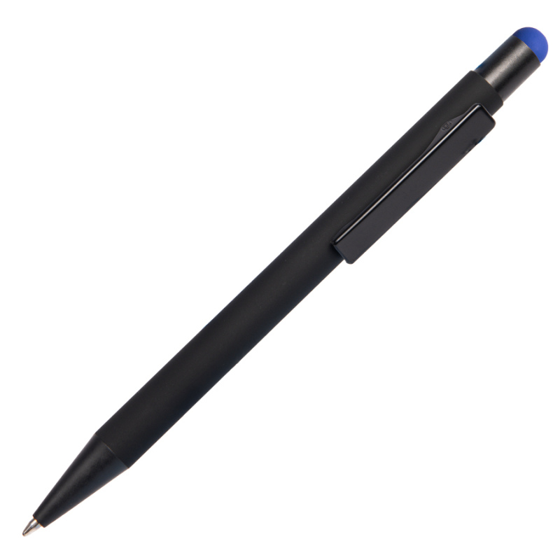 Ручка шариковая FACTOR BLACK со стилусом, 6 цветов. Артикул и40394